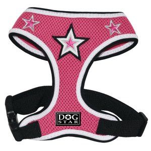 Ultra Comfot Reflective Harness Vest - Pink Star